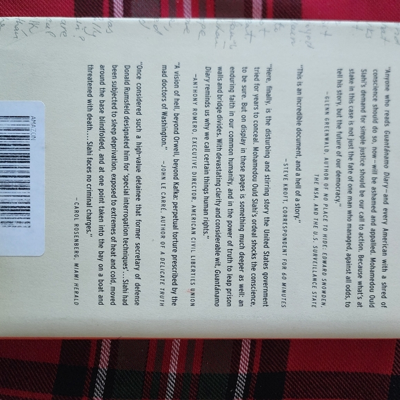 Guantanamo Diary book, hardcover- like new, never read - Picture 6 of 6